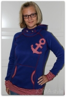 Lady COMET Hoodie Farbenmix Schnittmuster