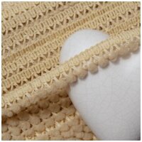 Mini Pompomborte Beige