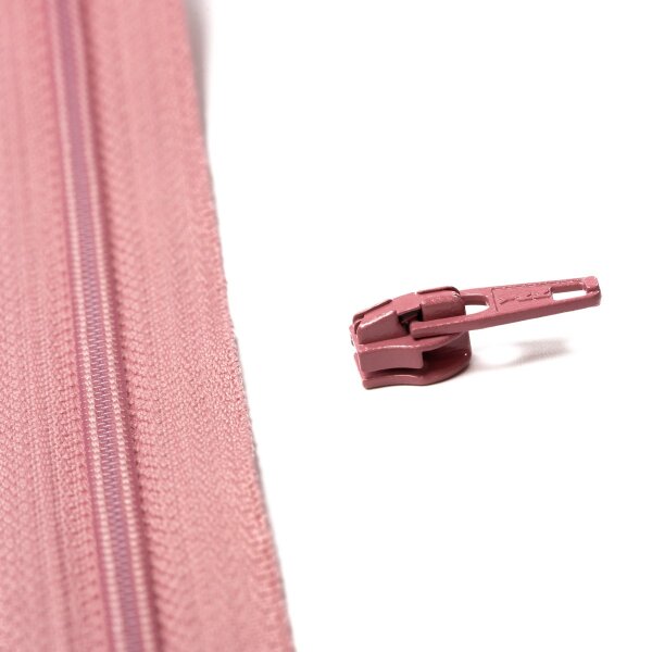 YKK Reissverschlussschieber 4 mm Altrosa