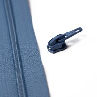 YKK Reissverschlussschieber 4 mm rauchblau