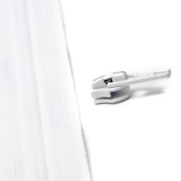 YKK Reissverschlussschieber 4 mm weiss