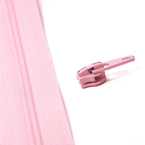 YKK Reissverschlussschieber 4 mm rosa