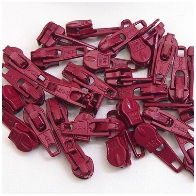 YKK Reissverschlussschieber 4 mm bordeaux