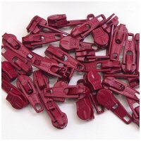 YKK Reissverschlussschieber 4 mm bordeaux