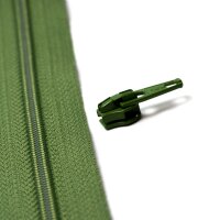 YKK Reissverschlussschieber 4 mm olive
