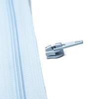 YKK Reissverschlussschieber 4 mm hellblau