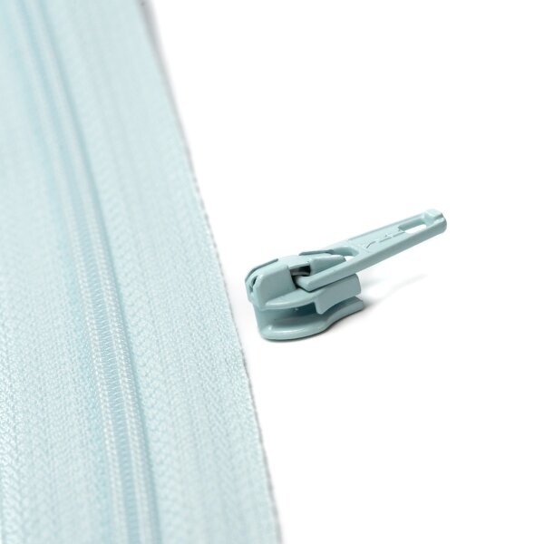 YKK Reissverschlussschieber 4 mm eisblau