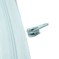 YKK Reissverschlussschieber 4 mm eisblau