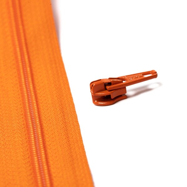 YKK Reissverschlussschieber 4 mm mandarine