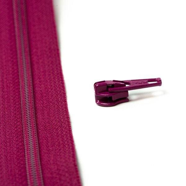YKK Reissverschlussschieber 4 mm fuchsia