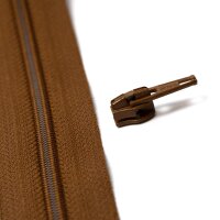 YKK Reissverschlussschieber 4 mm rehbraun