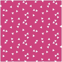 Baumwollpopeline Triangles pink