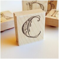 Zenspirations Holzstempel - Buchstabe C