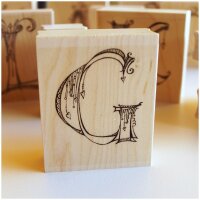 Zenspirations Holzstempel - Buchstabe G