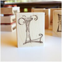 Zenspirations Holzstempel - Buchstabe L
