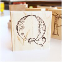 Zenspirations Holzstempel - Buchstabe Q