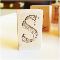 Zenspirations Holzstempel - Buchstabe S