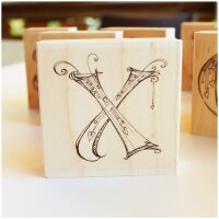 Zenspirations Holzstempel - Buchstabe X