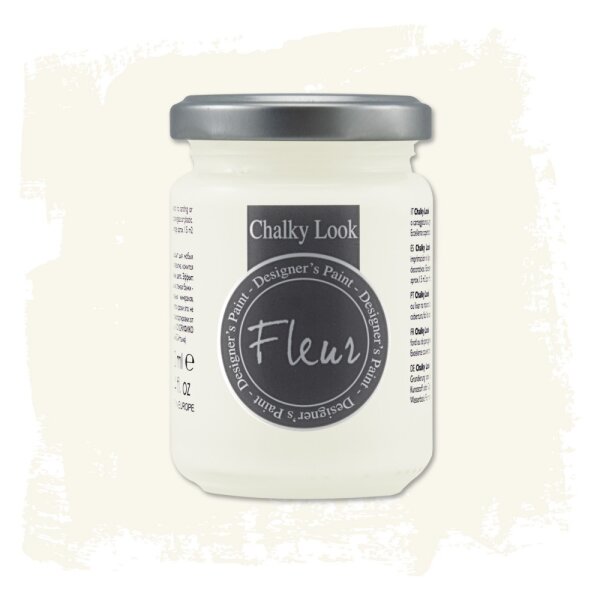 Fleur Mineral Paint 130 ml – Chalk White
