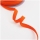breite elastische Paspel, orange
