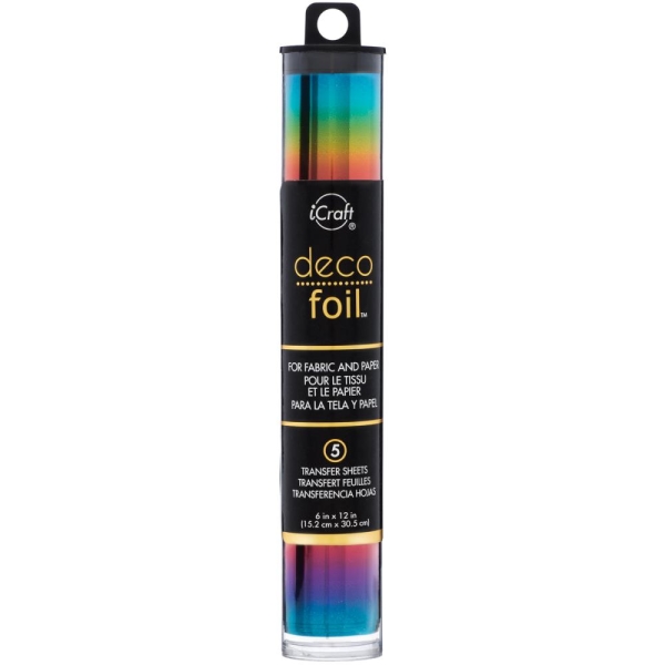Deco Foil Folie Rainbow 15cm
