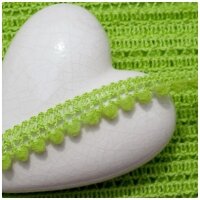 Mini Pompomborte Apfelgrün