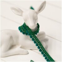Mini Pompomborte Grasgrün