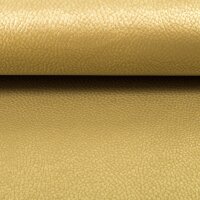 Kunstleder REX Metallic Gold