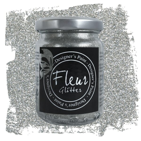 Fleur Glitter – Silver