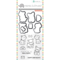 Mama Elephant Stamp and Die Set Puppy Play