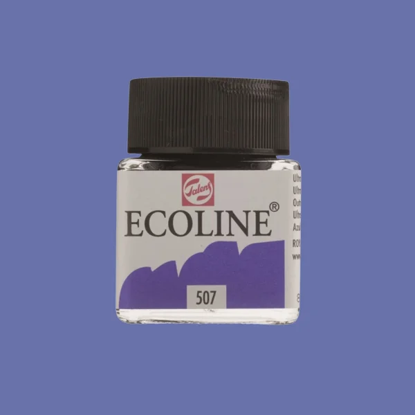 Ecoline flüssige Wasserfarbe 30 ml – Ultramarinviolett 507