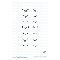 Clear Stamp Set Fun Faces