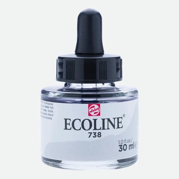 Ecoline flüssige Wasserfarbe 30 ml – Kaltgrau hell 738