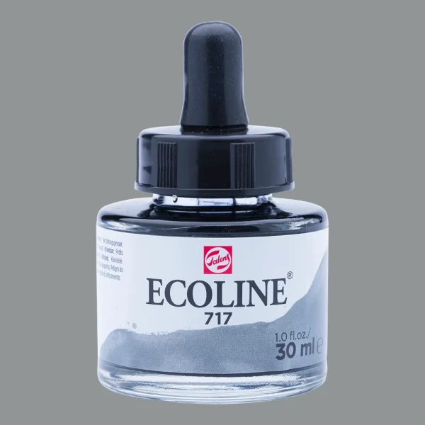 Ecoline flüssige Wasserfarbe 30 ml – kaltgrau 717