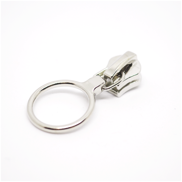 6mm Reissverschluss Schieber Nickel Ring