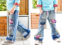 Dortje Jeans- und Basichose Farbenmix Schnittmuster
