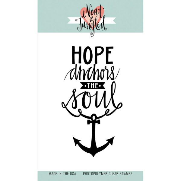 Neat & Tangled Clear Stamp – Hope Anchors
