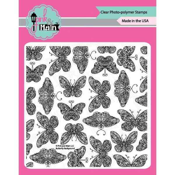 Clear Stamp Butterfly Background