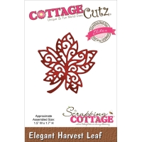 Stanzschablone Cottage Cutz Elegant Harvest Leaf...