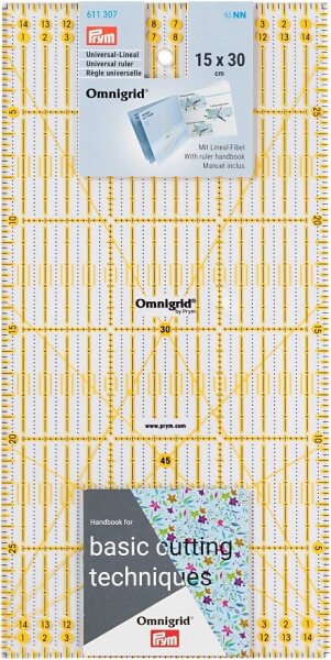 Prym Patchwork Lineal Metrisch – 15 x 30 cm