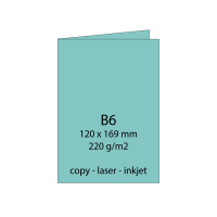 Rössler Paperado Doppelkarte B6 5er Set - Karibik