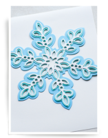 Birch Press Design - Glitz Snowflake Layer Craft Die Stanze