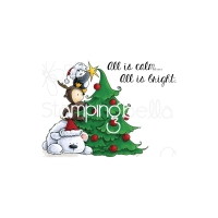 Stamping Bella Cling Stempel - The Penguin On A Reindeer...