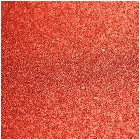 Kunstleder 50 x 68 cm Glitzer Rot