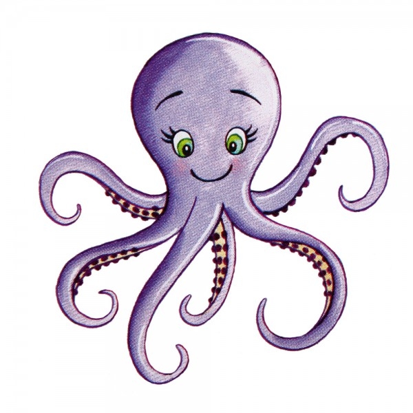Safuri Bügelbild Octopus