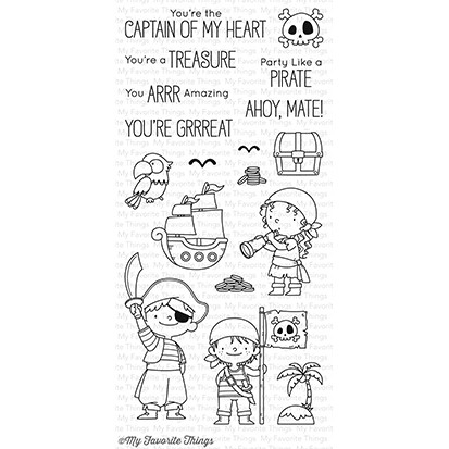 My favorite things Clear Stamp - Party like a Pirate