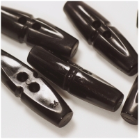Knebelknopf Polyamid schwarz 38mm