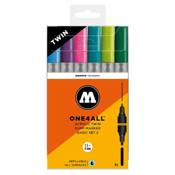 Molotow ONE4ALL Basic Set 2
