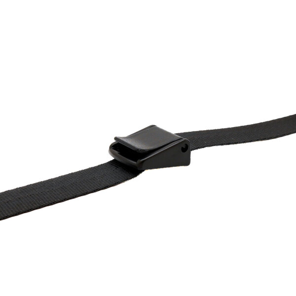 Klemmschnalle für Autogurtband Imitat Schwarz – 20 mm