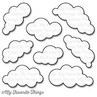 My favorite things Stanzschablone - Puffy Clouds